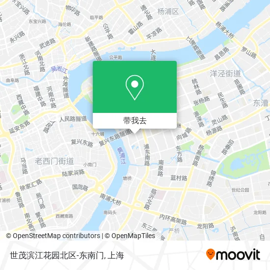 世茂滨江花园北区-东南门地图