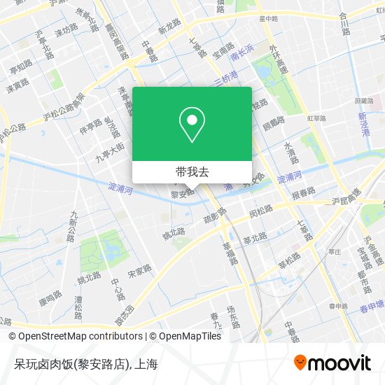 呆玩卤肉饭(黎安路店)地图