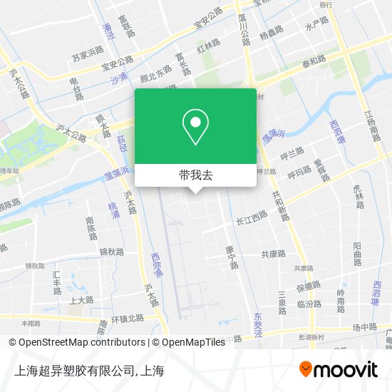 上海超异塑胶有限公司地图