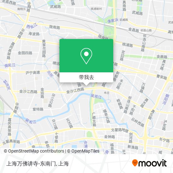 上海万佛讲寺-东南门地图