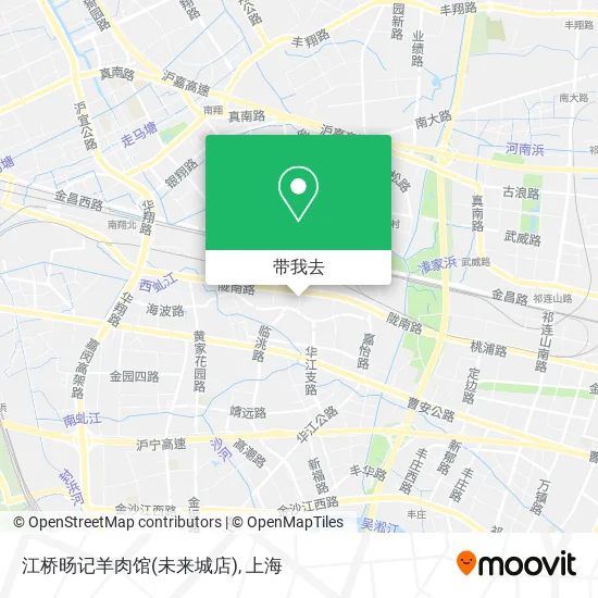 江桥旸记羊肉馆(未来城店)地图
