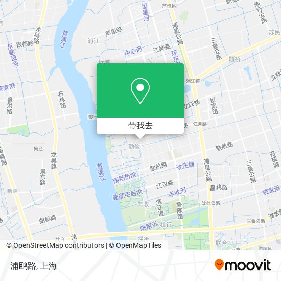 浦鸥路地图
