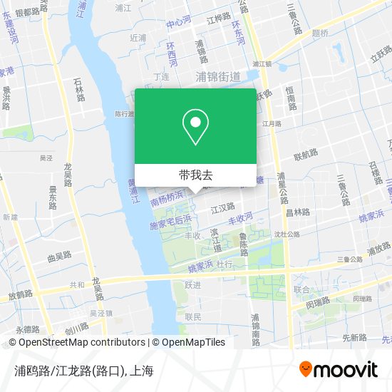 浦鸥路/江龙路(路口)地图