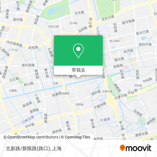北新路/新陈路(路口)地图