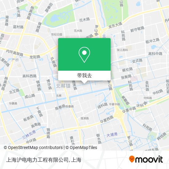 上海沪电电力工程有限公司地图
