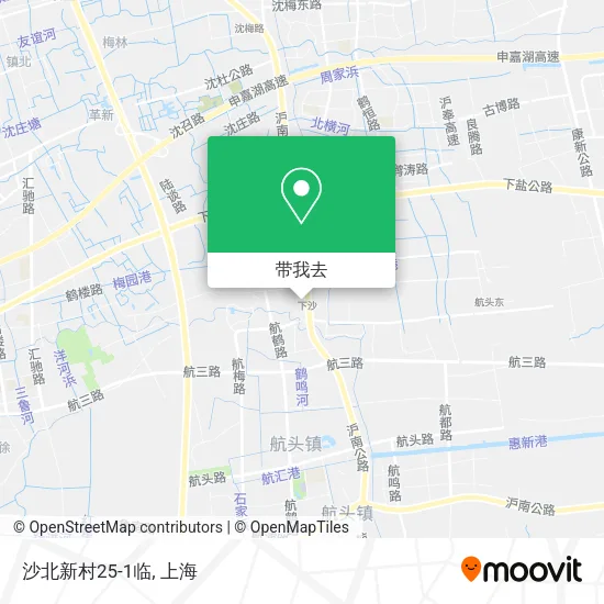 沙北新村25-1临地图