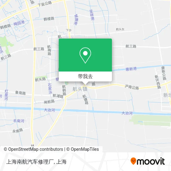 上海南航汽车修理厂地图