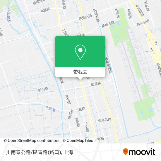 川南奉公路/民青路(路口)地图