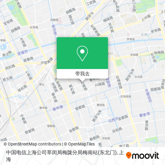 中国电信上海公司莘闵局梅陇分局梅南站(东北门)地图