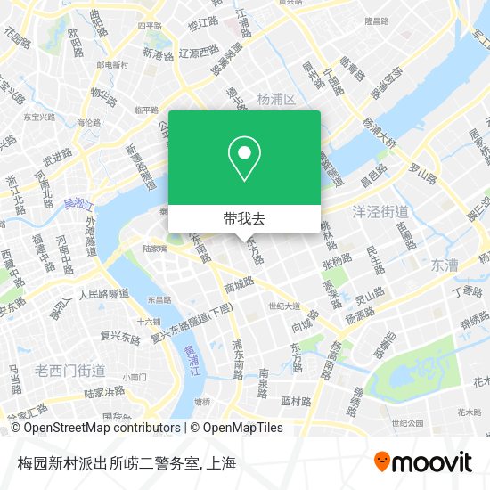 梅园新村派出所崂二警务室地图