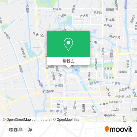 上咖咖啡地图