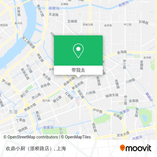 欢鼎小厨（浙桥路店）地图