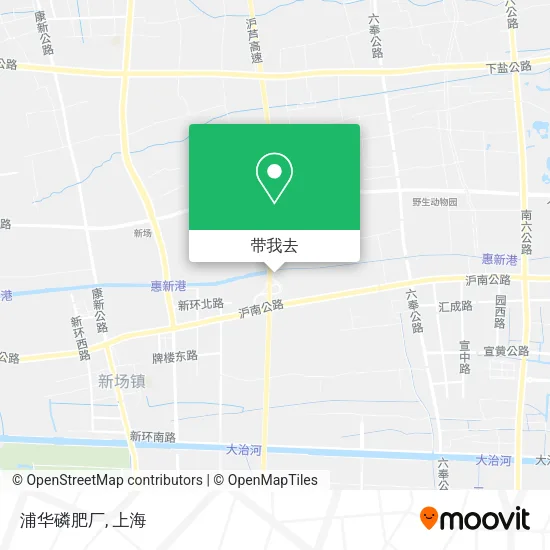 浦华磷肥厂地图
