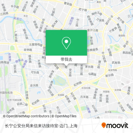 长宁公安分局来信来访接待室-边门地图