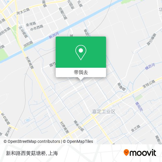 新和路西黄菇塘桥地图