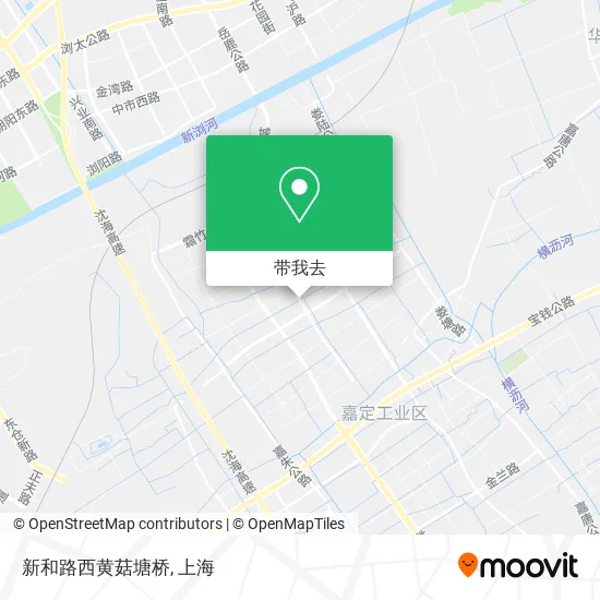 新和路西黄菇塘桥地图