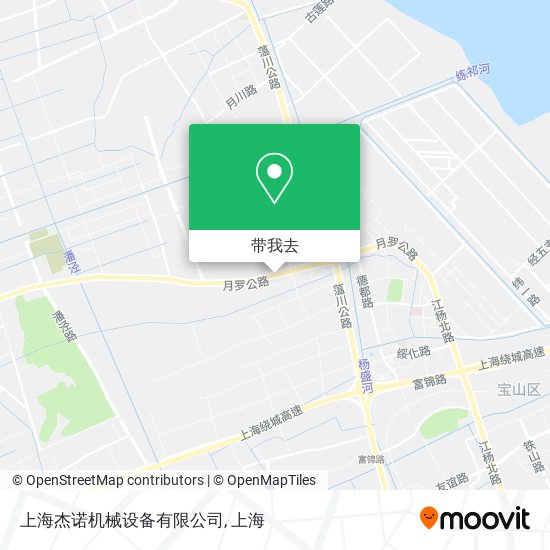 上海杰诺机械设备有限公司地图