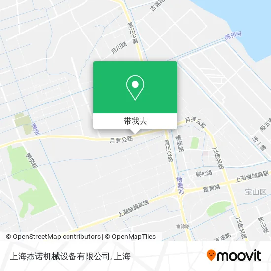 上海杰诺机械设备有限公司地图