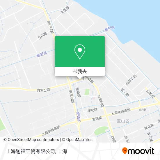 上海迦福工贸有限公司地图