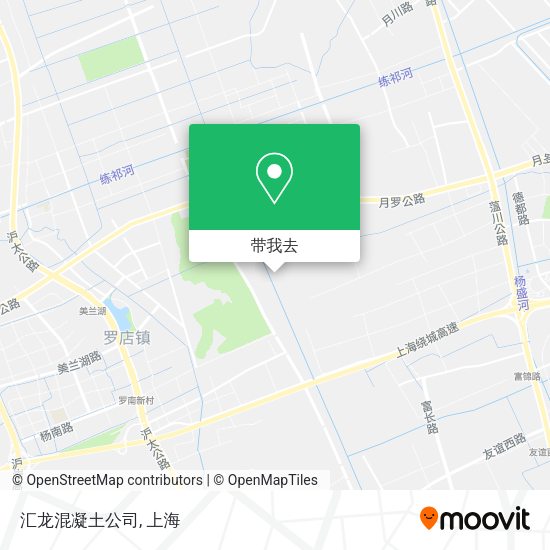 汇龙混凝土公司地图