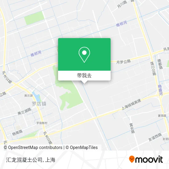 汇龙混凝土公司地图