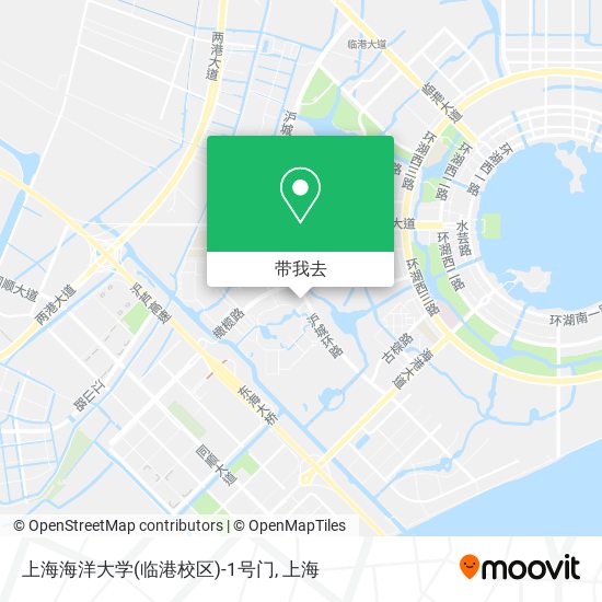 上海海洋大学(临港校区)-1号门地图