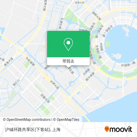 沪城环路共享区(下客站)地图