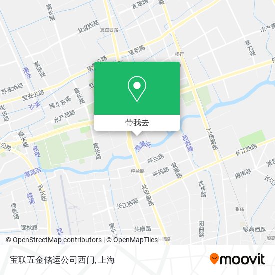 宝联五金储运公司西门地图