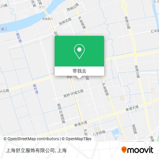 上海舒立服饰有限公司地图