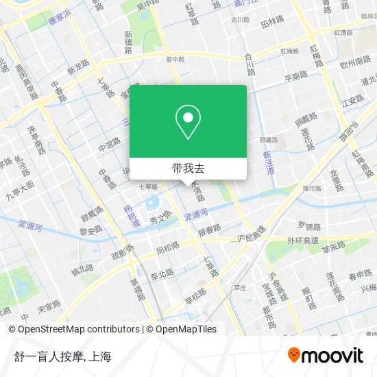 舒一盲人按摩地图