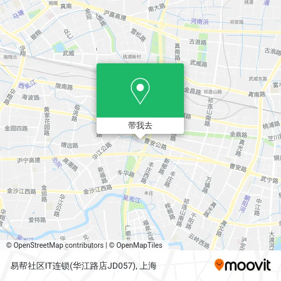 易帮社区IT连锁(华江路店JD057)地图