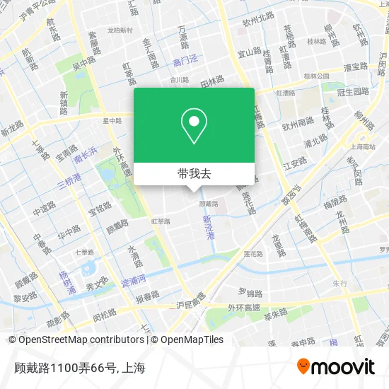 顾戴路1100弄66号地图
