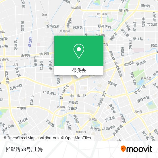 邯郸路58号地图