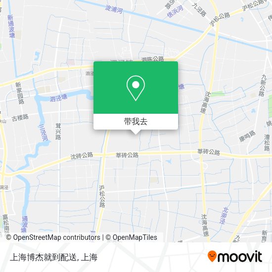 上海博杰就到配送地图