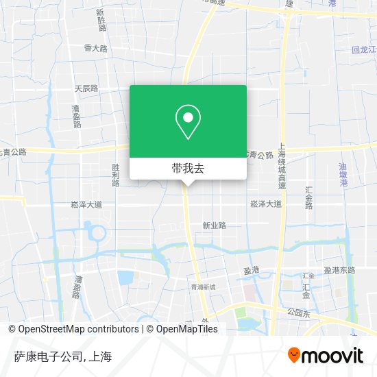萨康电子公司地图