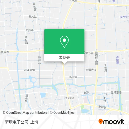萨康电子公司地图