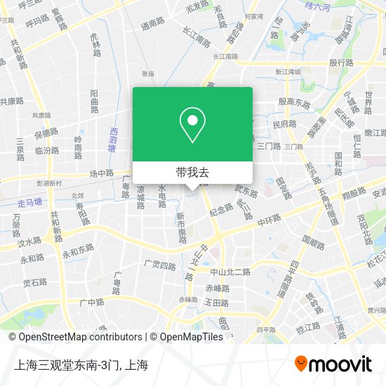 上海三观堂东南-3门地图