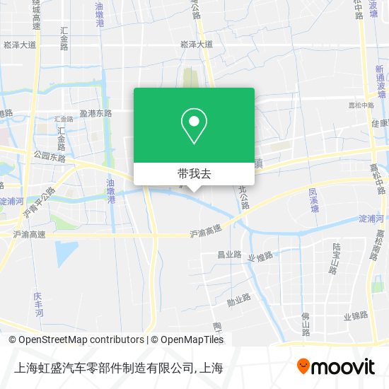 上海虹盛汽车零部件制造有限公司地图