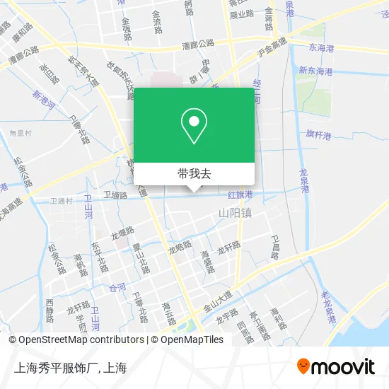 上海秀平服饰厂地图