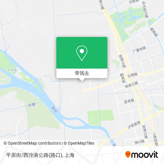 平原街/西泾港公路(路口)地图