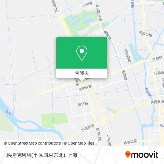 易捷便利店(平原四村东北)地图