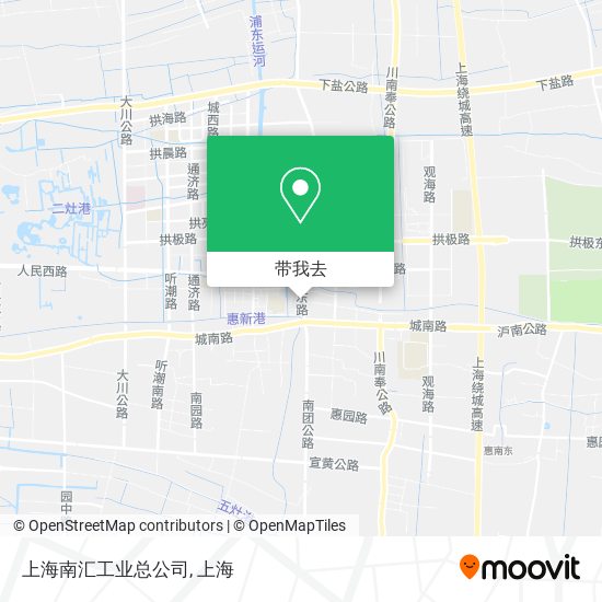 上海南汇工业总公司地图