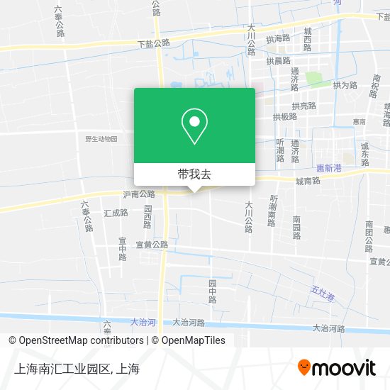 上海南汇工业园区地图