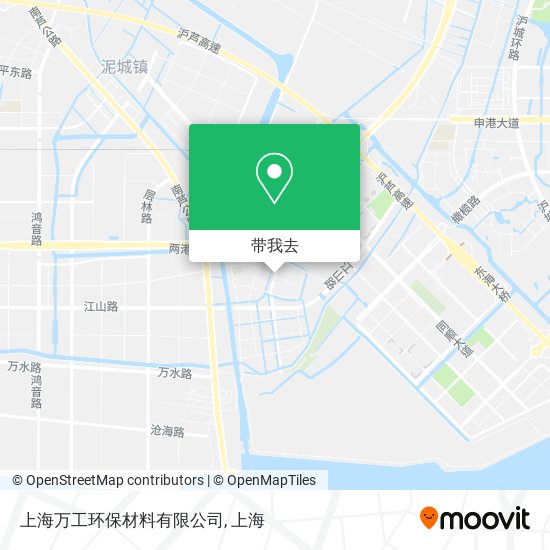 上海万工环保材料有限公司地图