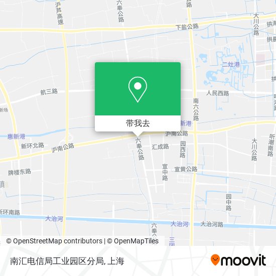 南汇电信局工业园区分局地图