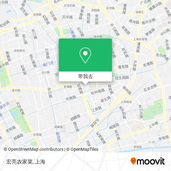 宏亮农家菜地图