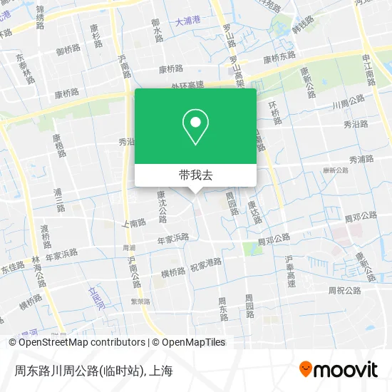 周东路川周公路(临时站)地图