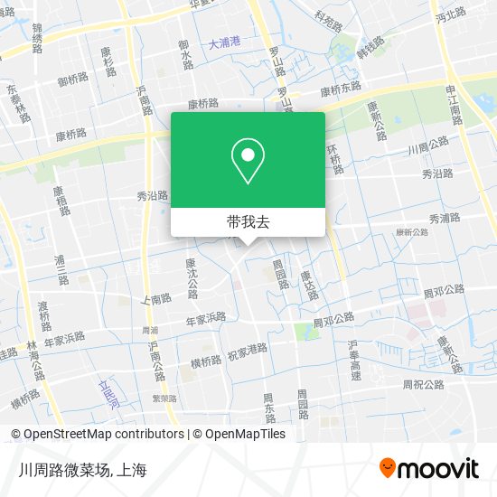 川周路微菜场地图
