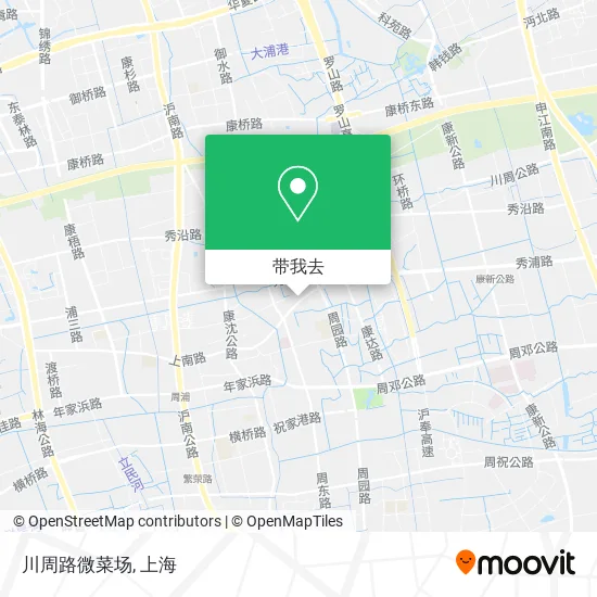 川周路微菜场地图