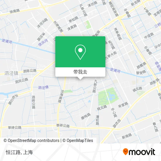 恒江路地图